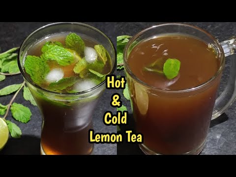 2 Types Of Lemon Tea Recipes |  Weight Loss Drinks | Healthy Drinks | Hot & Cold Lemon Tea Recipes