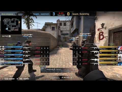 CS:GO POV Faceit player sstrict (38/12, de_mirage)