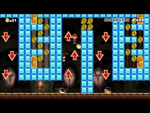 The Ice Castle - from Dennis - SUPER MARIO MAKER Gameplay RAW