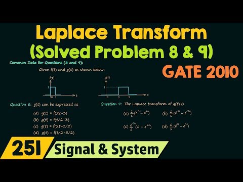 Laplace Transform Solved Problems 8 9