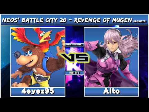 Neos' Battle City #20 (Ultimate) - 4eyez95 (Banjo) vs. Alto (Ken, Corrin) Winners Quarter Finals