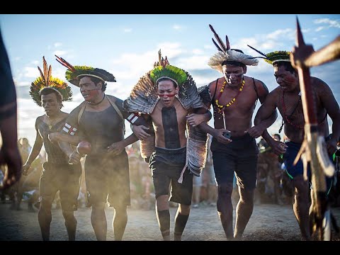 Kangwaá (cocar) - Letra Guarani/Português