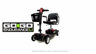 Product video: Go Go Endurance Li Travel Mobility Scooter