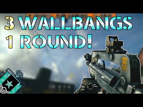 3 WALLBANGS 1 ROUND - Rainbow Six Siege Console Diamond