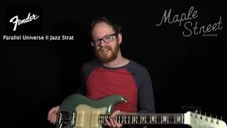 Video thumbnail for Showcasing the Fender Parallel Universe II Jazz Strat! by Maple Street Guitars