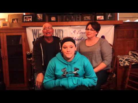 We Stand With Sam Thank You for the Sam Moser Fundraiser