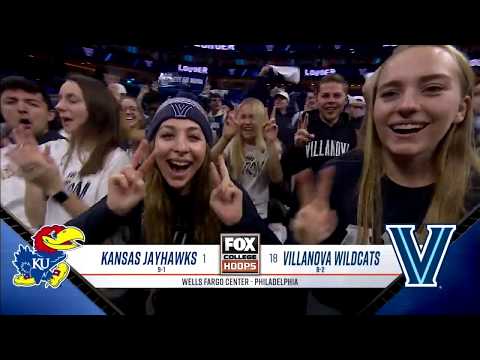 #1 Kansas vs #18 Villanova DOWN TO THE WIRE | 🎥 @foxsports