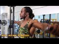 IFBB Men's Physique Competitor Akeem Scott Shoulder Workout