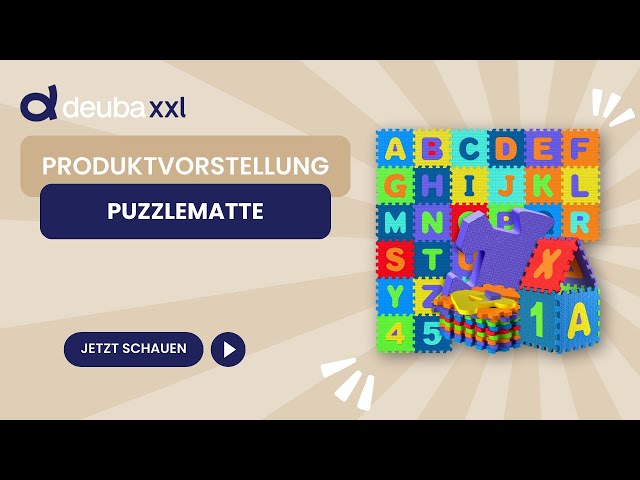 Video teaser per SPIELWERK® Puzzlematte 86-tlg