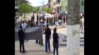preview picture of video 'Protestos Servidores da Saúde e Administrativos da Prefeitura dos Palmares 26Março2014'