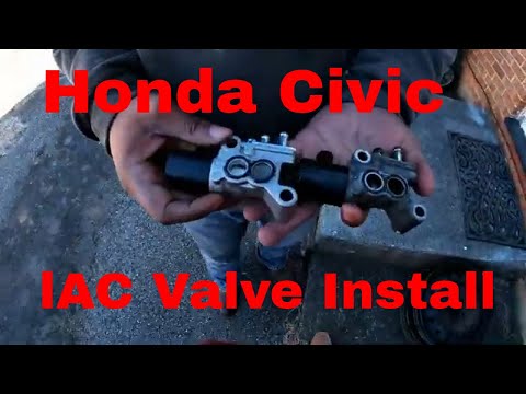 2000 Honda Civic Idle Air Control Valve Installation