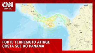 Vídeo: Forte terremoto de magnitude 7,6 é sentido no Panamá | CNN 360°