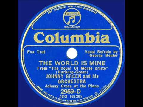 1934 Johnny Green - The World Is Mine (George Beuler, vocal)