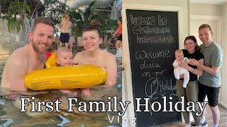 Our First Holiday as a Family of 3 | 3 Month Old First time Swimming | Centerparcs Woburn Uk Vlog