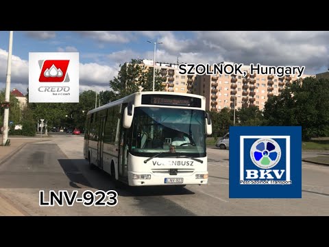 Utazás: Credo BN-12 LNV-923. Szolnok 2Y járat