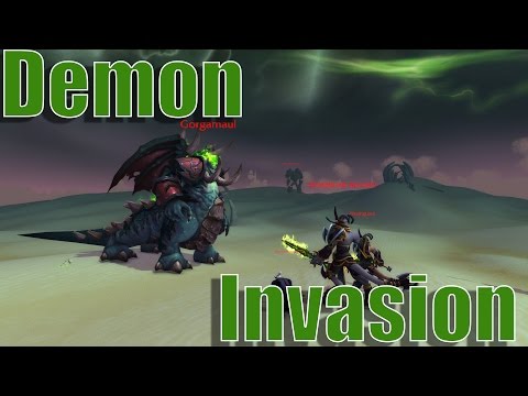 World of Warcraft Legion pre-patch demon invasion event