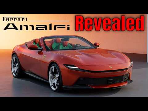 Thumbnail for Ferrari Amalfi Spider Revealed! 631HP V8 Convertible That Hits 199 MPH 😱 by Ferrari Amalfi