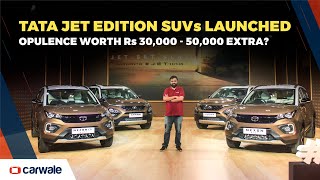 Tata Jet Edition Nexon, Harrier and Safari Launched | What's New?