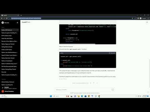 Get Current Url From Browser Using Python
