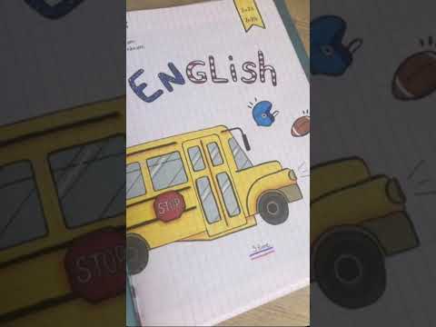 Idée page de garde ( Anglais ) #pagedegarde #idée #anglais