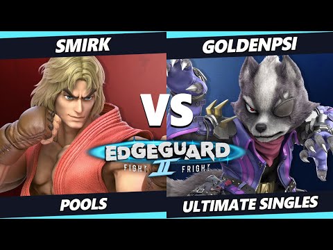 Edgeguard II - Smirk (Ken) Vs. GoldenPSI (Wolf) SSBU Ultimate Tournament