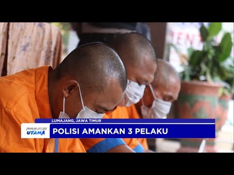 POLRES LUMAJANG TANGKAP PELAKU PENCURIAN &amp; PENADAH MOBIL
