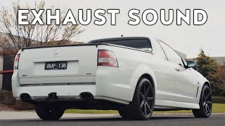 HOLDEN UTE SV6 (V6 3.6) EXHAUST SOUND