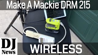 Video thumbnail for #MACKIE DRM 215 Powered by a RYOBI 150-Watt Inverter Generator One+ 18-Volt Battery #RyobiToolsUSA by discjockeynews