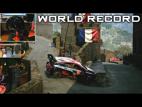 [World Record] i20 N Rally 1 (Rally Mediterraneo) | EA Sports WRC | T300RS + TH8A
