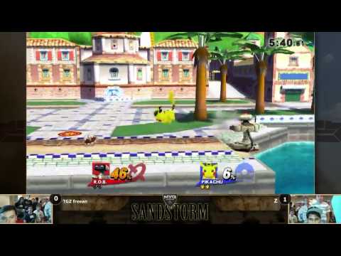 MVG Sandstorm: Singles - TGZ Freean (R.O.B.) vs. Z (Pikachu)