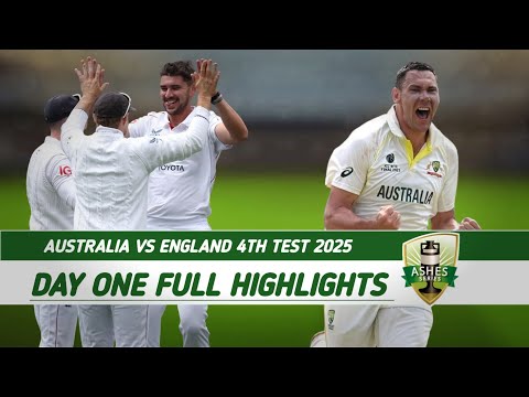 Australia vs England 4th Test Day 1 Highlights | The Ashes 2025 | Aus vs Eng