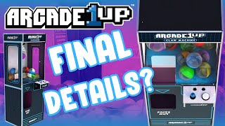 Final Details On Arcade1Up Claw Machine Announced?