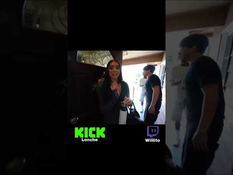 Violet Myers llega al stream de Lonche #lonchedehuevito #violetmyers #willito #twitch #kick #fyp