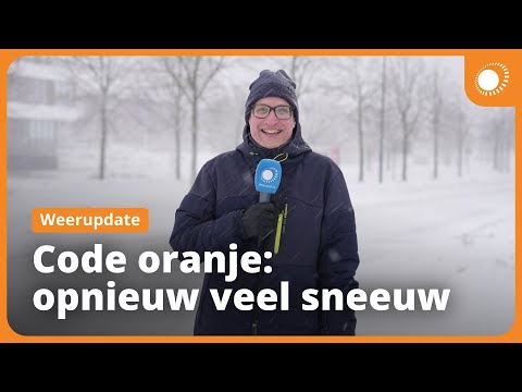 Code oranje: opnieuw veel sneeuw 🟠 ❄️ | Weerupdate