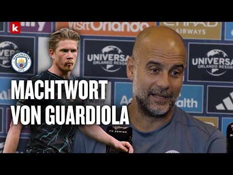 De Bruyne nach Saudi-Arabien? Guardiola spricht Machtwort | Manchester City