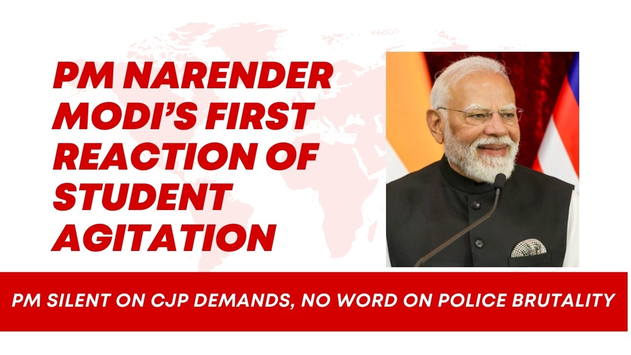 PM Narender Modi's first message on student agitation, silent on police brutality