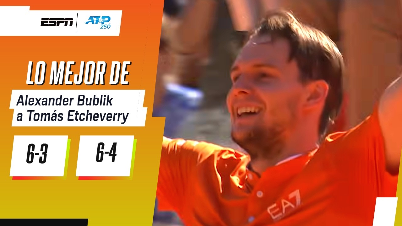 ETCHEVERRY SE CRUZÓ CON UN BUBLIK INSPIRADO Y SE DESPIDIÓ DE KITZBUHEL EN SEMIFINALES | RESUMEN