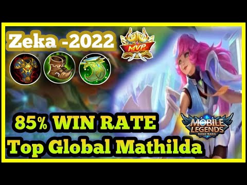 TOP global MATHILDA!! 26 assist_ KILL 3## MVP SUPPORT GLOBAL{"Mobile Legends"}...