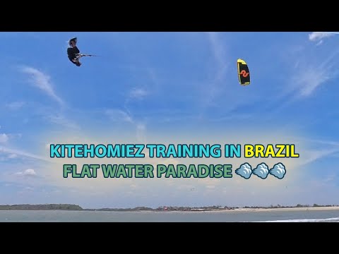 Kitehomiez Training in Brazil – Flat Water Paradise! 🌴💨