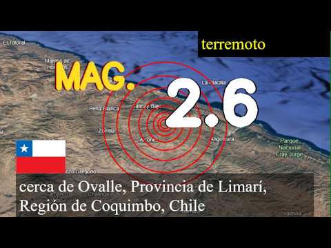 😱🚨  Terremoto cerca de Ovalle, Provincia de Limarí, Región de Coquimbo, Chile actualizaciones en viv