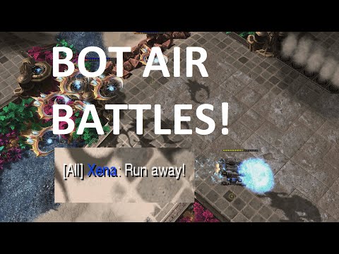 80,000 APM AIR CONTROL! - Starcraft 2 AI - Xena vs PerilousProtossBot