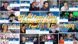 Download lagu BTS JIN Yours Lyrics (Jirisan OST Part.4) (방탄소년단 진 Yours 가사) (지리산 OST)||Reaction Mashup mp3 Download lagu BTS JIN Yours Lyrics (Jirisan OST Part.4) (방탄소년단 진 Yours 가사) (지리산 OST)||Reaction Mashup mp3