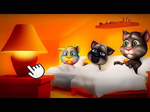 CLICK to Turn Off the Lights | Talking Tom Shorts | WildBrain Toons | Cartoons for Kids