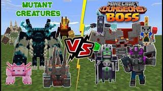 Download lagu Minecraft Dungeons BOSSES VS New MUTANT CREATURES [MUTANT WARDEN] mp3