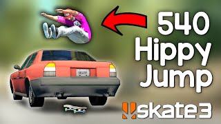 Skate 3: 540 Hippy Jump Over A Car!