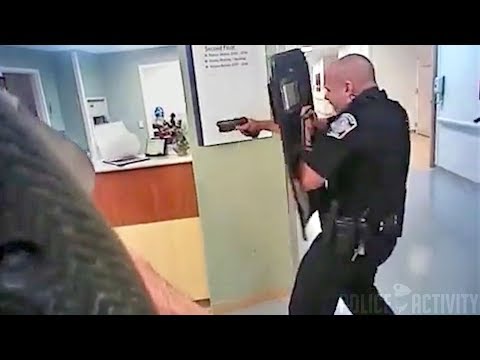 RAW Bodycam Footage Of Cops Shooting Armed Hospital Patient