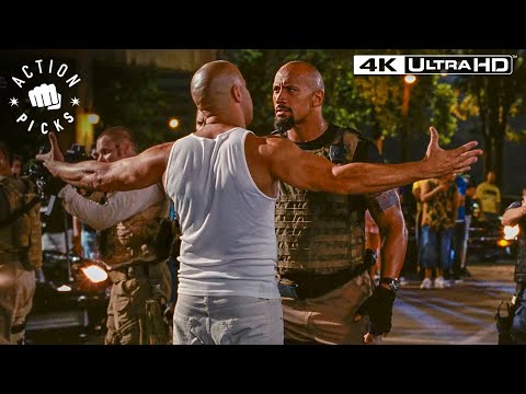 "This is Brazil" - Hobbs Tries to Arrest Dom in Rio | Fast Five