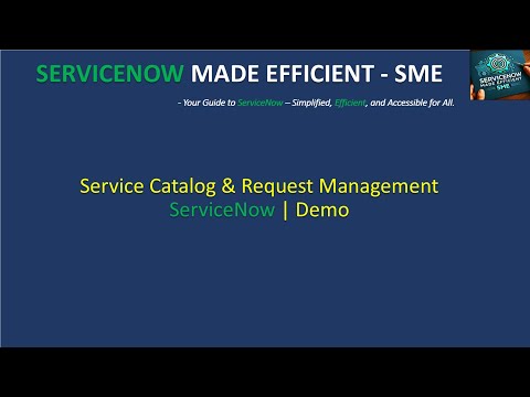 Service Catalog & Request Management