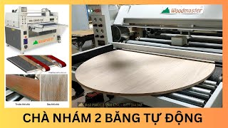 Máy chà nhám hai băng tự động Woodmaster WM-1300H2-CNC