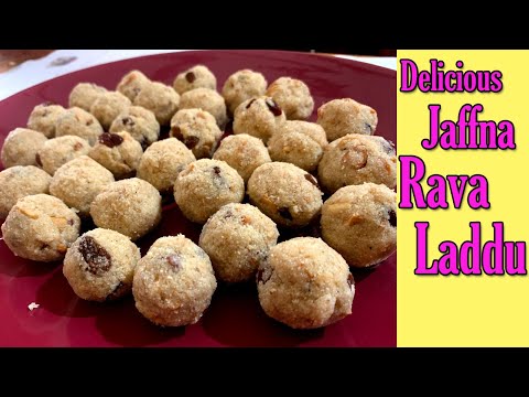 Rava Laddu with Condensed Milk Recipe (No Coconut Milk) | Easy & Delicious Sri Lankan Sweet
